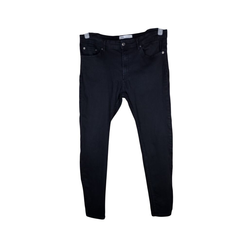Zara Jeans Women’s Size 36 Black Skinny Casual Streetwear Cotton Denim